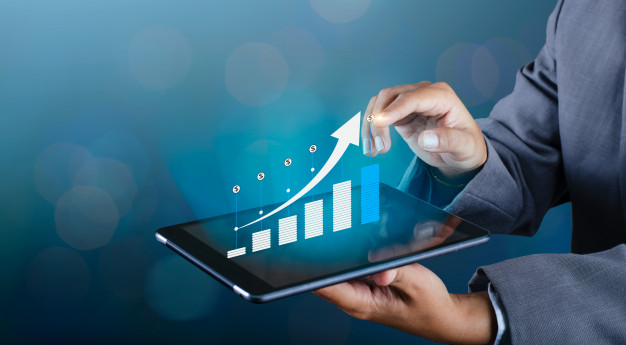 graph financial growth global communications binary smart phones world 34998 157