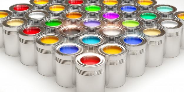 tin cans with paint 140008 146